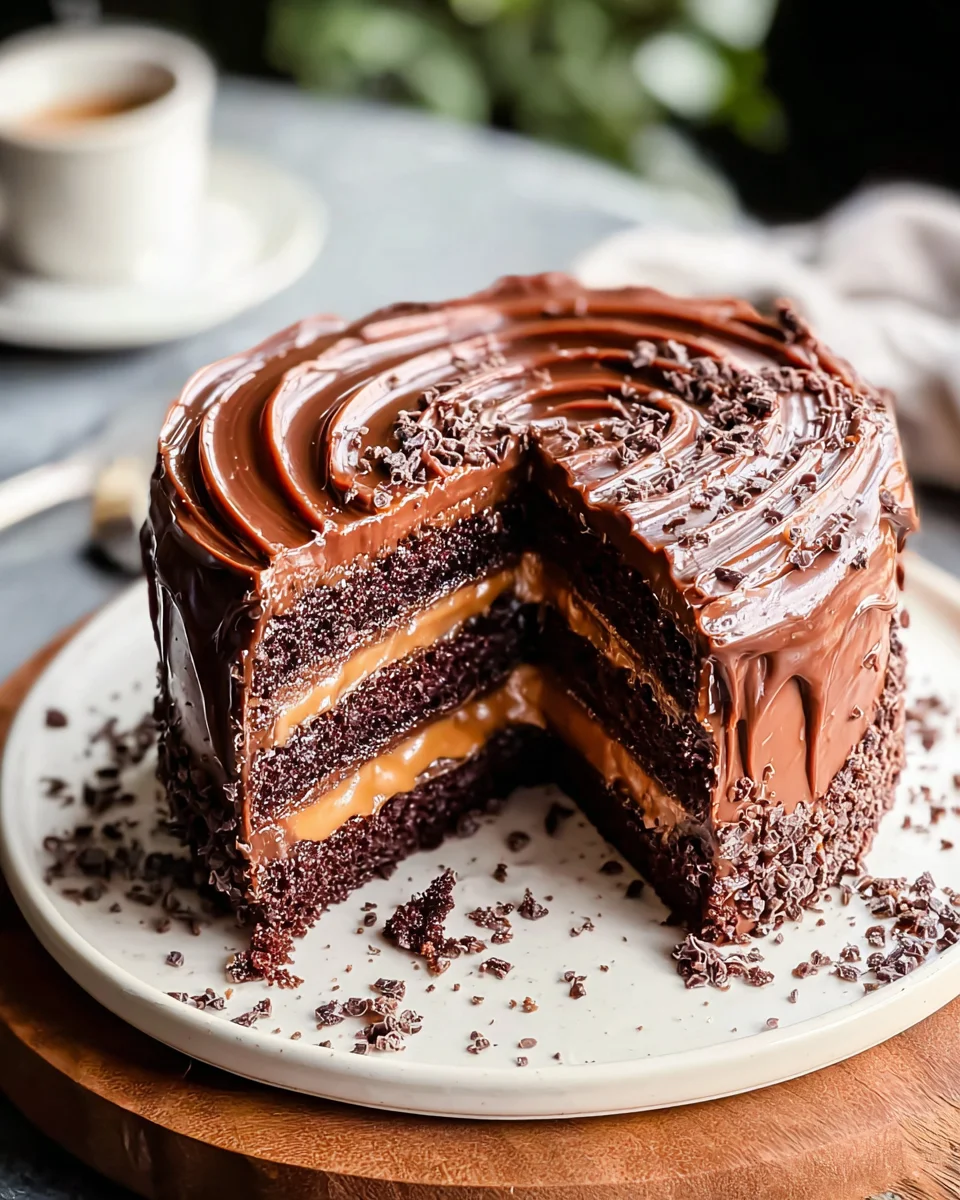 Chocolate Dulce de Leche Cake 30 Chocolate Dulce de Leche Cake