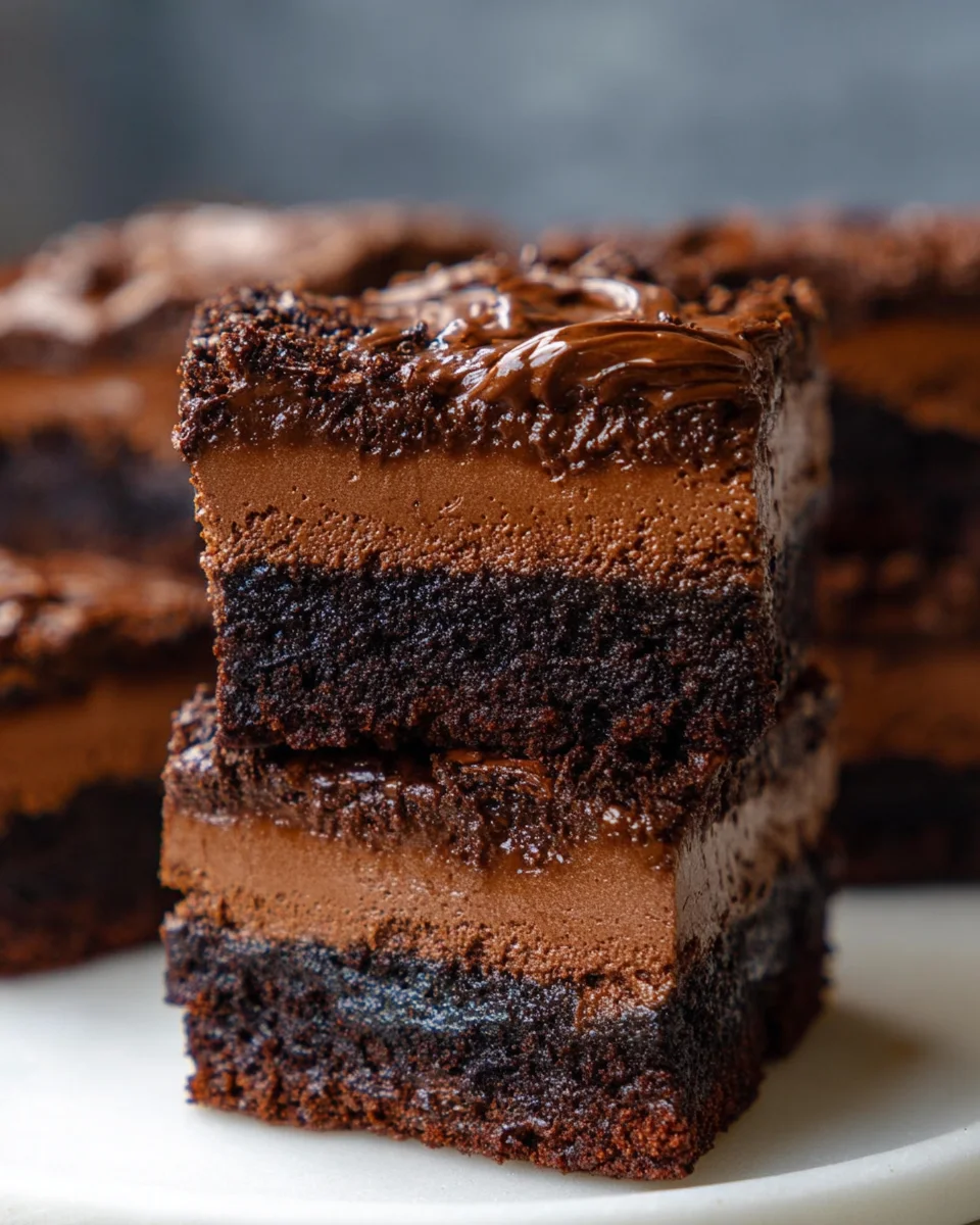 Chocolate Mousse Brownies Recipe