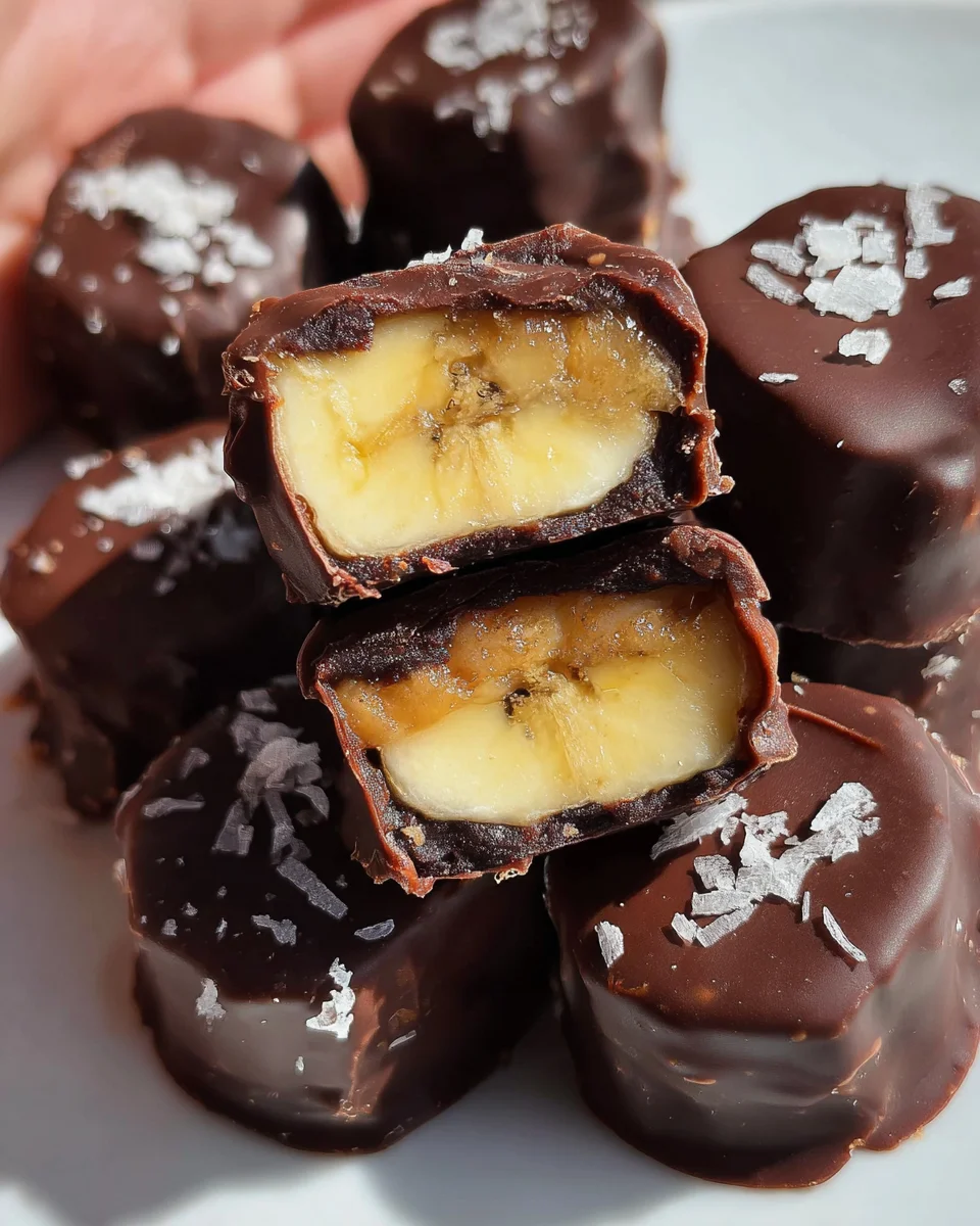Chocolate Peanut Butter Banana Bites 15 Chocolate