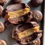 Chocolate Peanut Butter Macarons