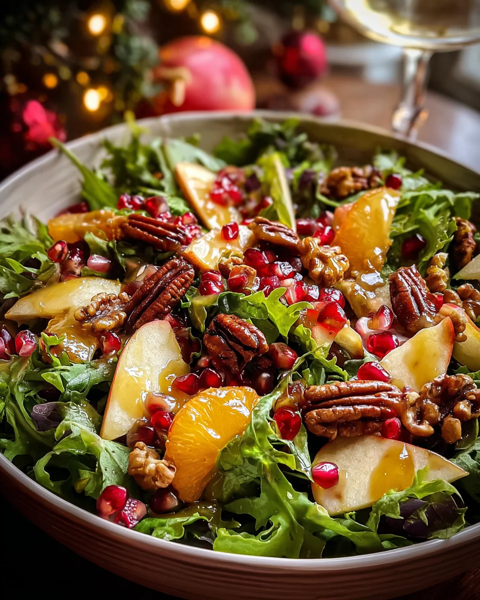 Christmas Salad with Honey Mustard Dressing 22 Christmas