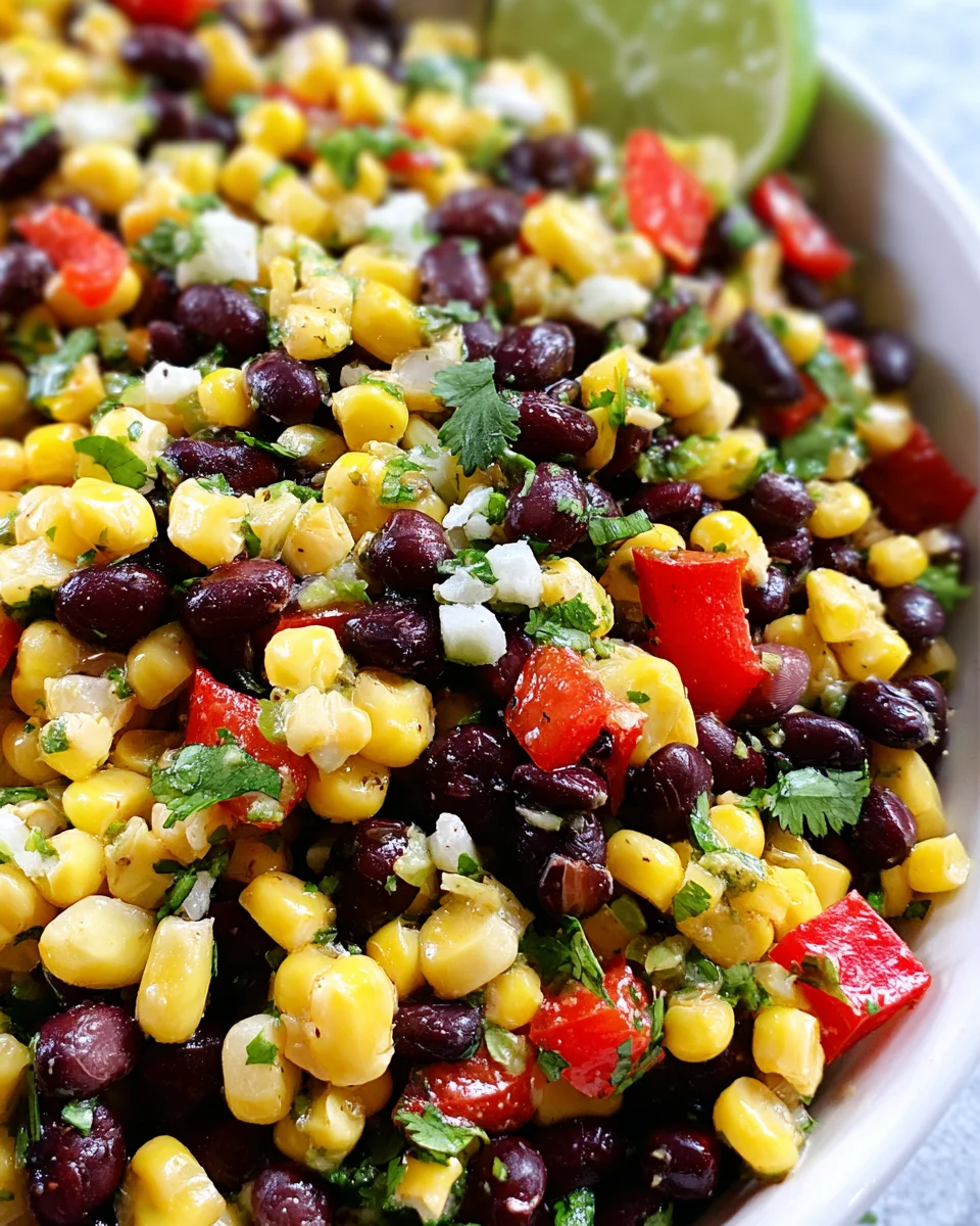 Corn and Black Bean Salad 17 Corn and Black Bean Salad