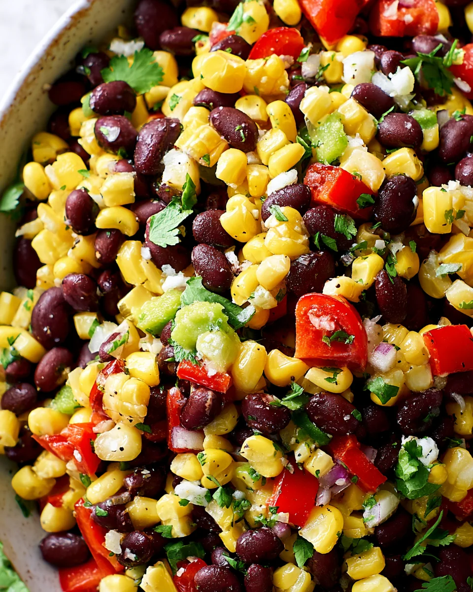 Corn and Black Bean Salad 18 Corn