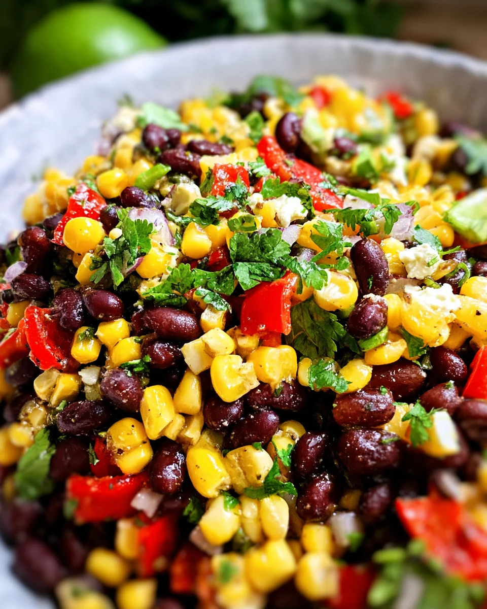 Corn and Black Bean Salad 19 Corn