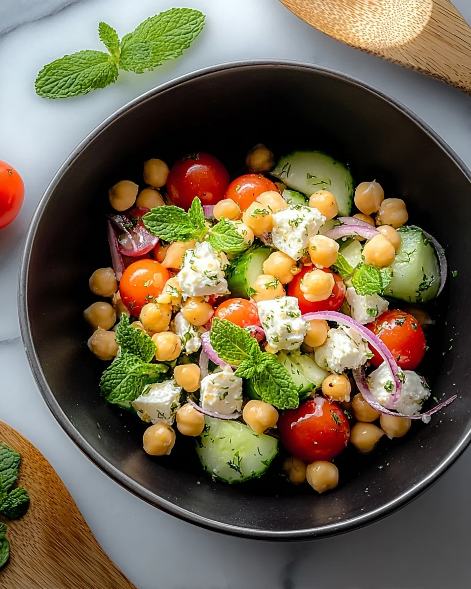 Cottage Cheese and Chickpeas Salad 22 Cottage