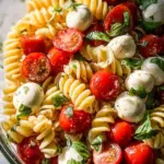 Creamy Caprese Pasta Salad