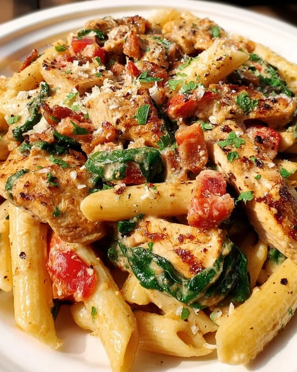 Creamy Chicken Pasta with Bacon 18 Creamy Chicken Pasta with Bacon