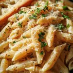 Creamy Garlic Penne Pasta