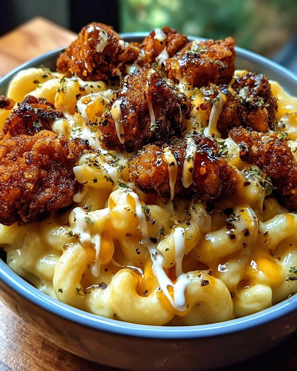 Creamy Honey Pepper Chicken Mac and Cheese Delight 31 Creamy