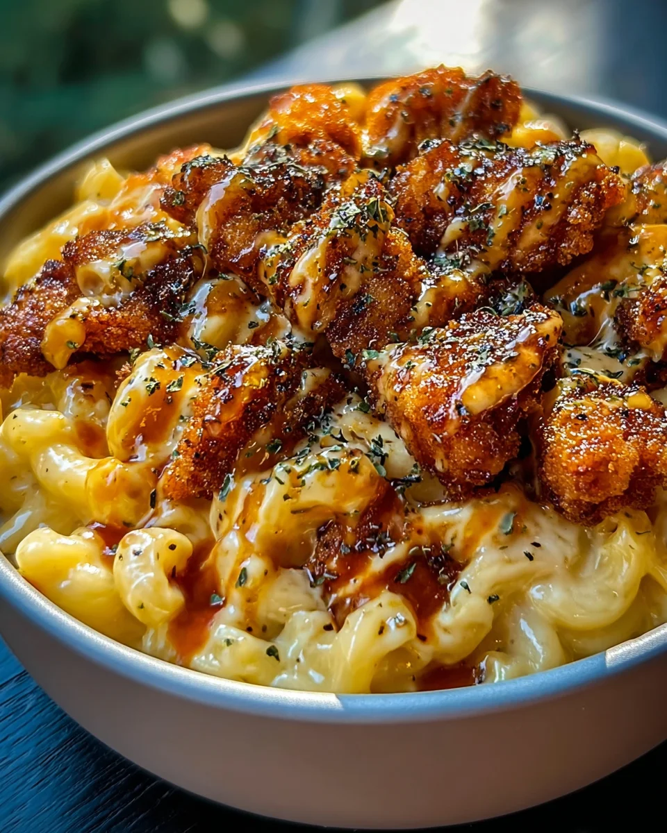 Creamy Honey Pepper Chicken Mac and Cheese Delight 32 Creamy