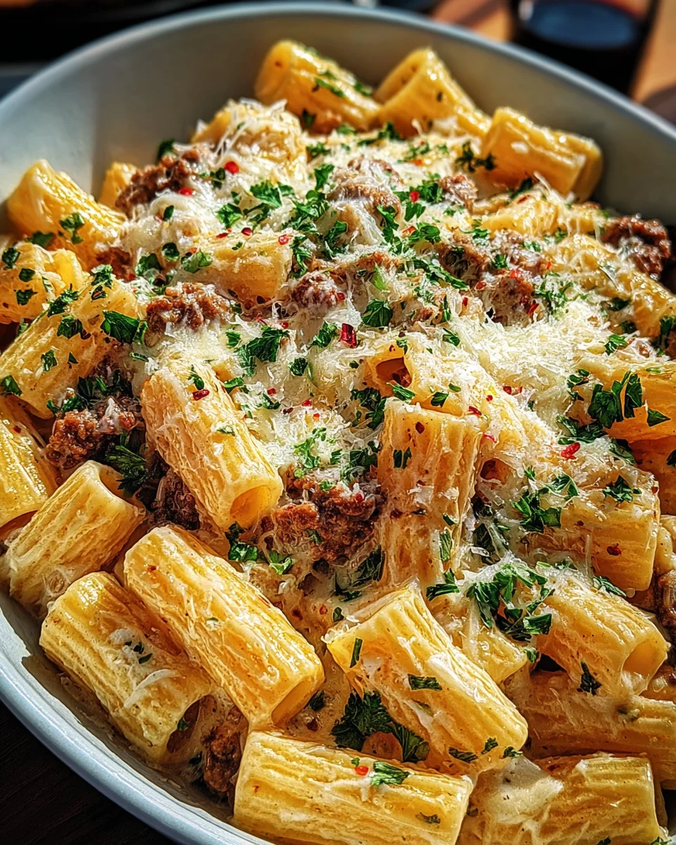 Creamy Parmesan Beef Rigatoni 22 Creamy Parmesan Beef Rigatoni