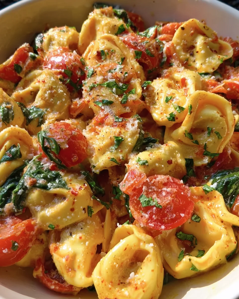 Creamy Tortellini with Tomatoes 20 Creamy