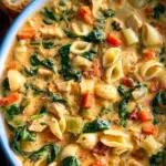 Creamy Tuscan Chicken Soup