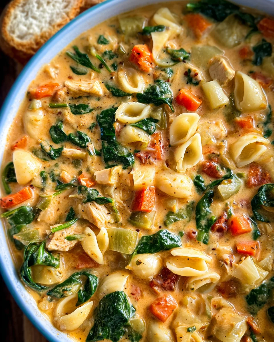 Creamy Tuscan Chicken Soup