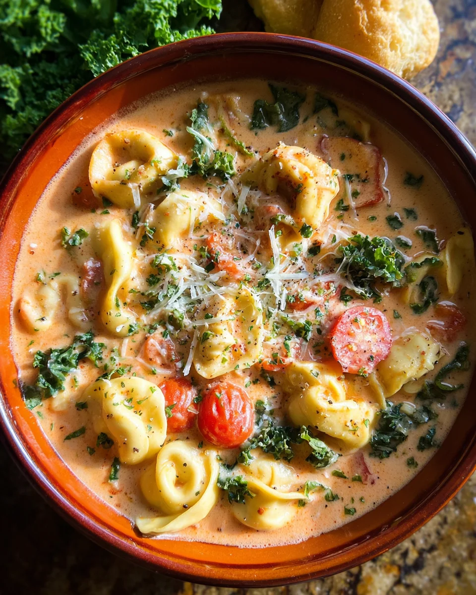 Creamy Tuscan Tortellini Soup 22 Creamy