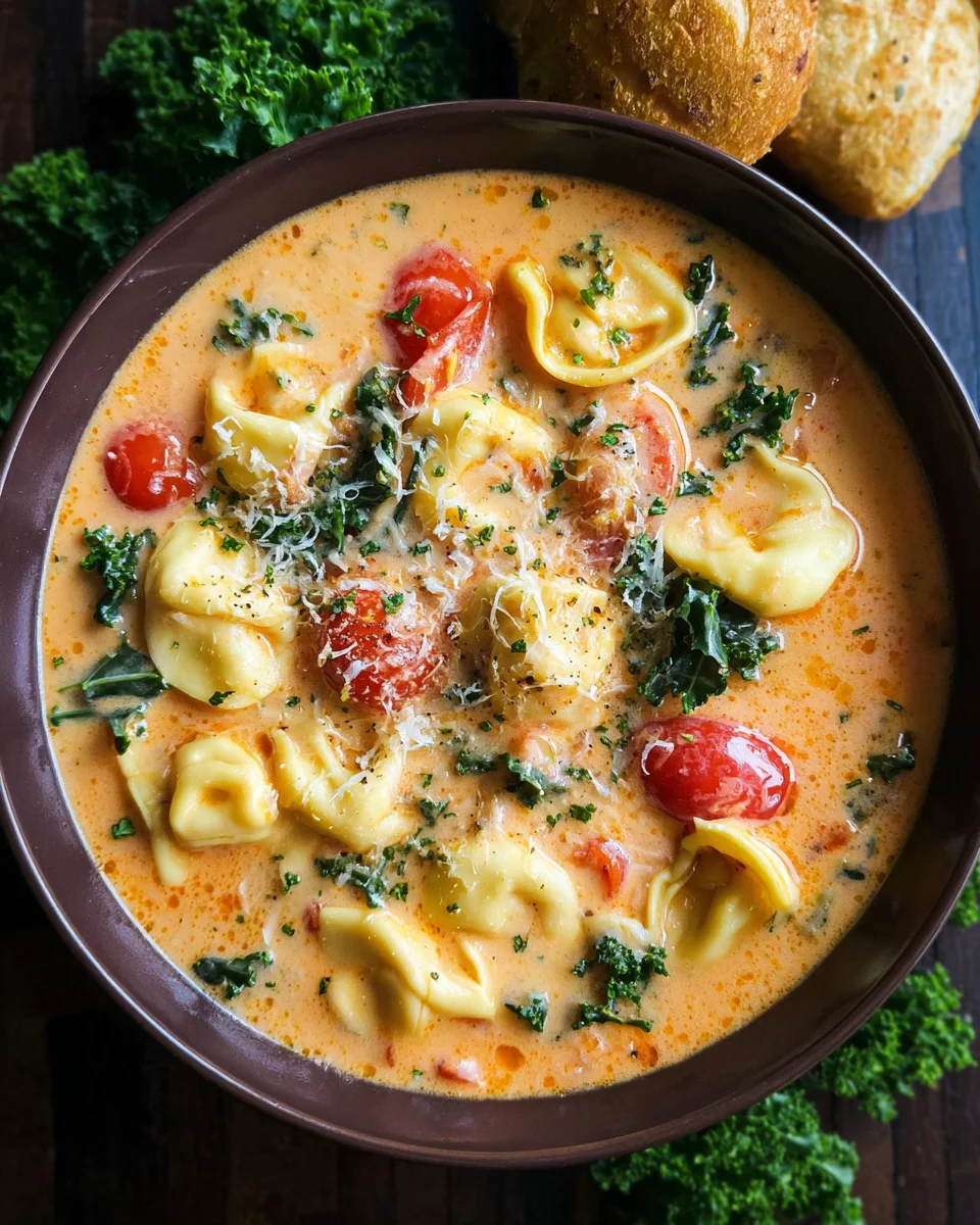 Creamy Tuscan Tortellini Soup 23 Creamy