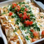 Creamy White Chicken Enchiladas
