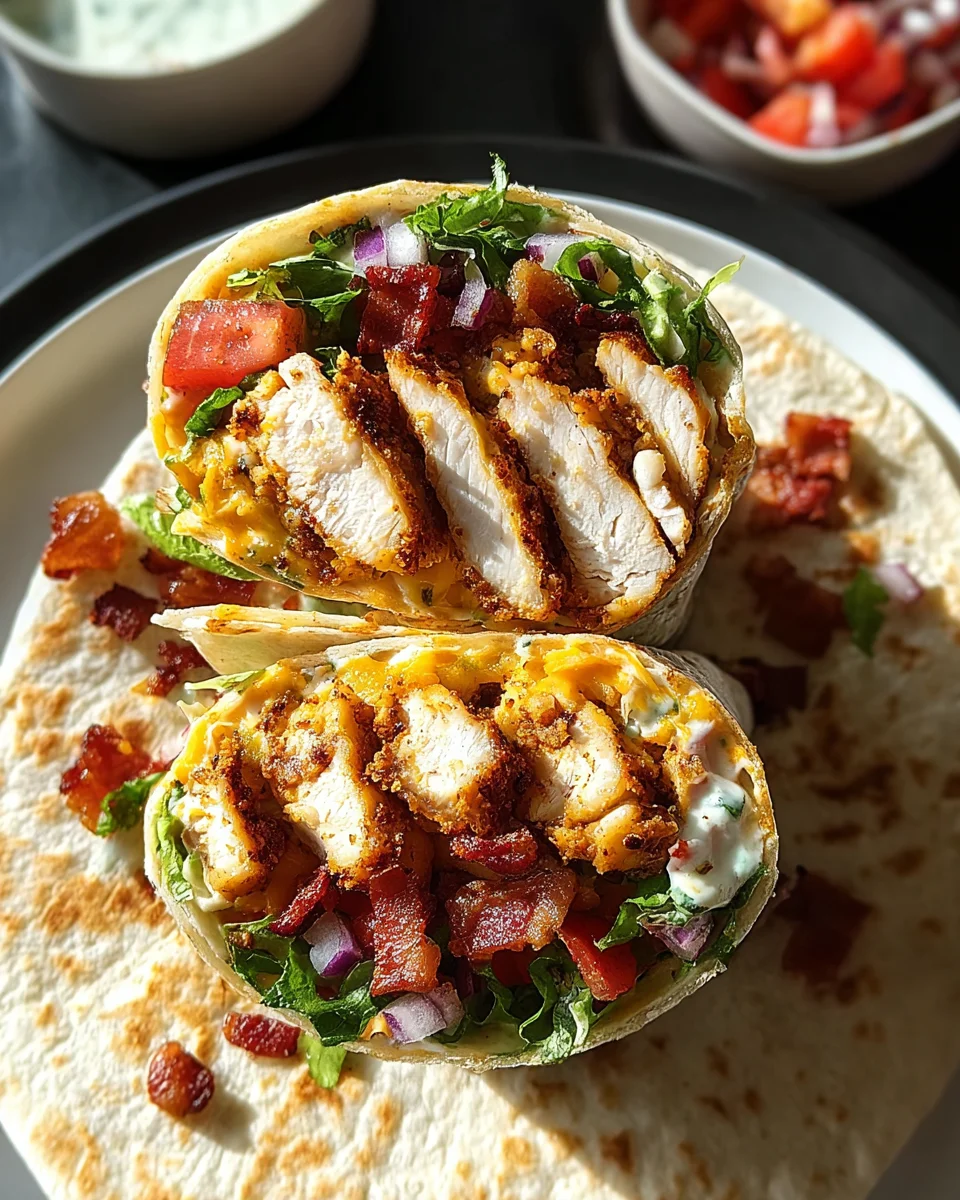 Crispy Chicken Bacon Ranch Wrap 24 Crispy