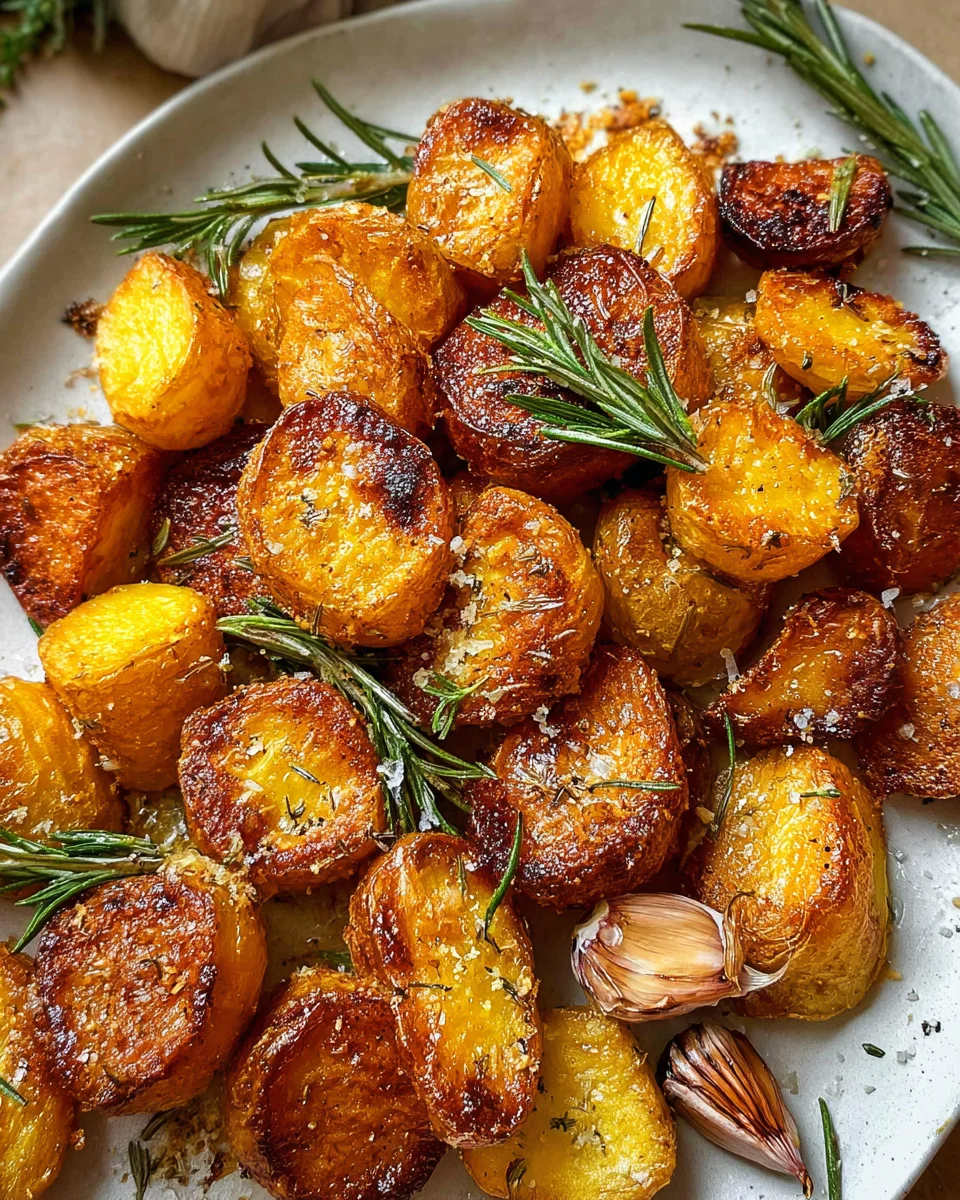 Crispy Roast Potatoes with Rosemary and Garlic - Whole30 18 Crispy Roast Potatoes with Rosemary and Garlic - Whole30