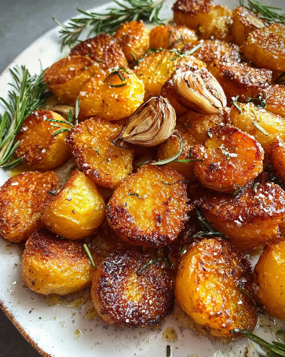 Crispy Roast Potatoes with Rosemary and Garlic - Whole30 20 Crispy