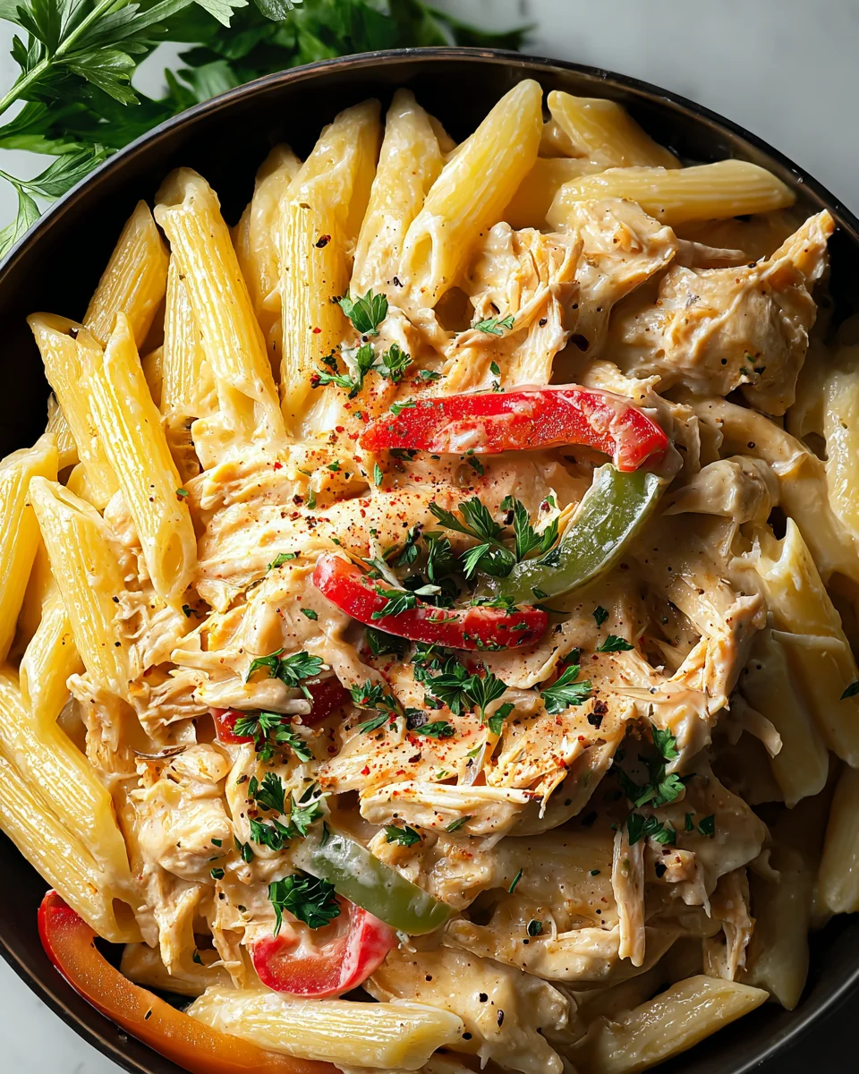Crock Pot Creamy Cajun Chicken Pasta