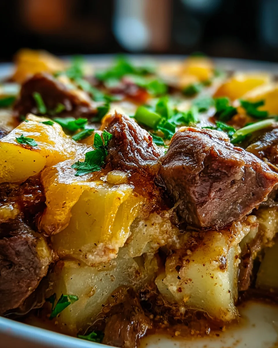 Crockpot Loaded Steak and Potato Bake Recipe 19 Crockpot