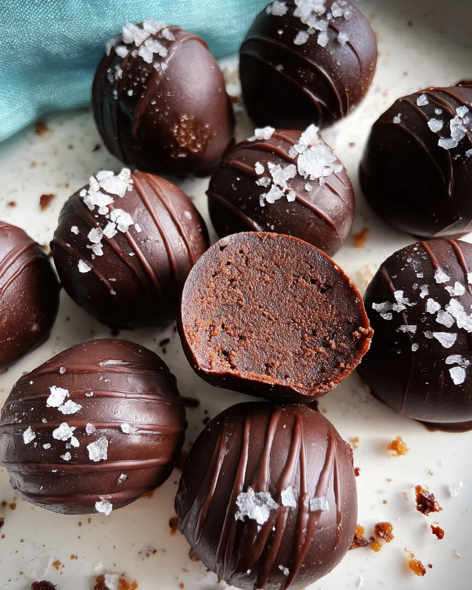 Dark Chocolate Protein Balls (No Bake, Low Carb) 23 Dark