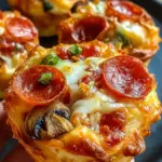 Deep Dish Pizza Cupcakes