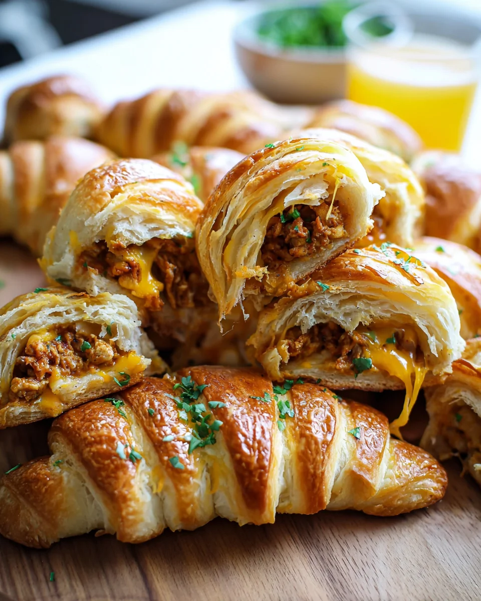 Easy Cheesy Chicken-Filled Crescents