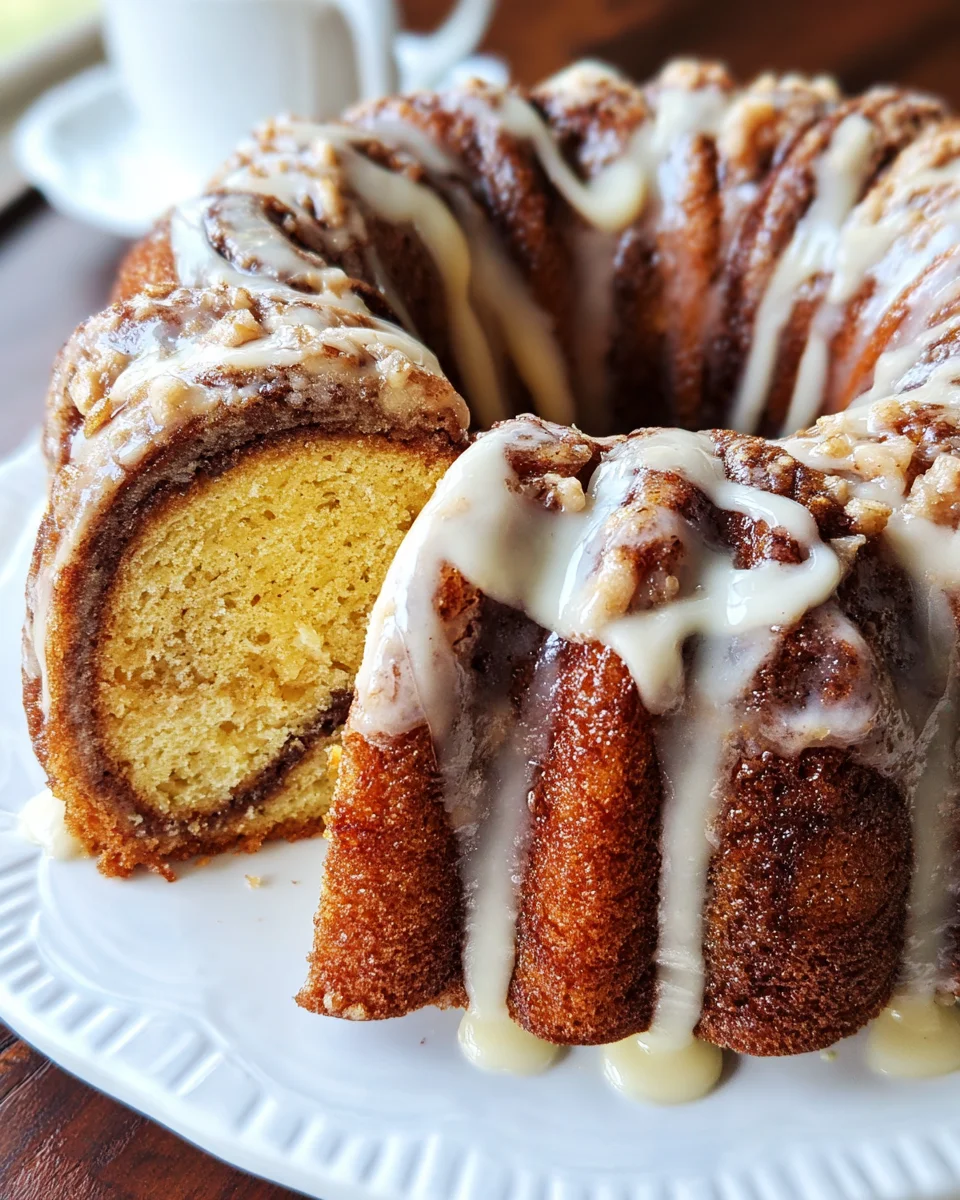 Easy Cinnamon Roll Bundt Cake