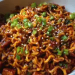 Easy Saucy Ramen Noodles