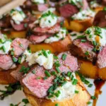 Easy Steak Crostini (with Horseradish Sauce)