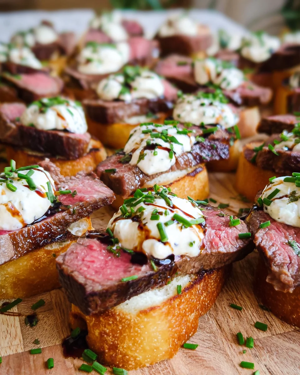 Easy Steak Crostini (with Horseradish Sauce) 19 Easy