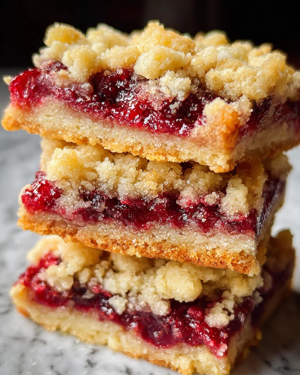 Fabulous Five Ingredient Raspberry Bars