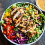 Fiesta Ranch Salad with Salsa Verde Chicken