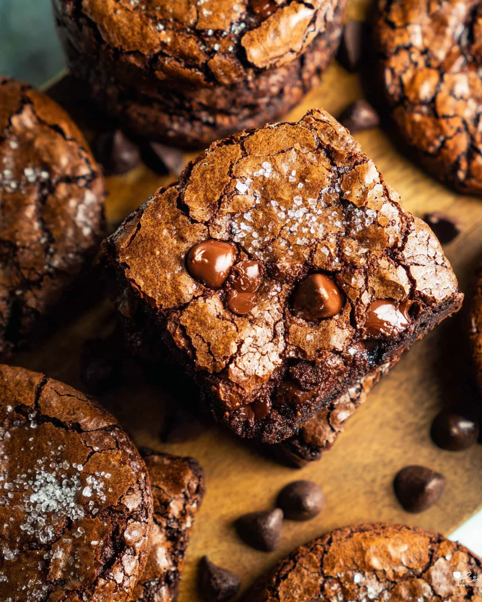 Fudgy Chewy Browkies (Brookies) 24 Fudgy