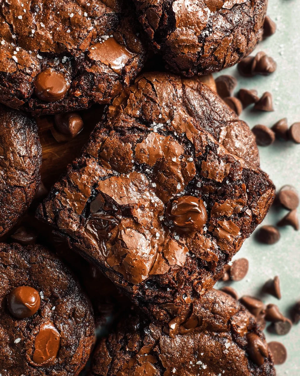 Fudgy Chewy Browkies (Brookies) 25 Fudgy