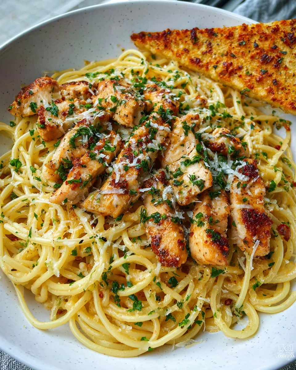 Garlic Butter Chicken Pasta 24 Garlic