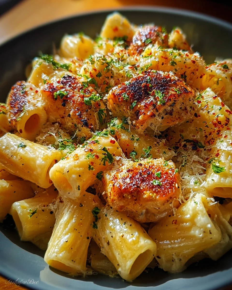 Garlic Butter Chicken with Rigatoni and Parmesan 23 Garlic Butter Chicken with Rigatoni and Parmesan