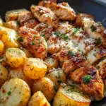 Garlic Parmesan Chicken and Potatoes (One-Pan Dinner)