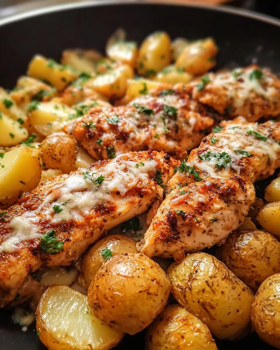 Garlic Parmesan Chicken and Potatoes (One-Pan Dinner) 23 Garlic
