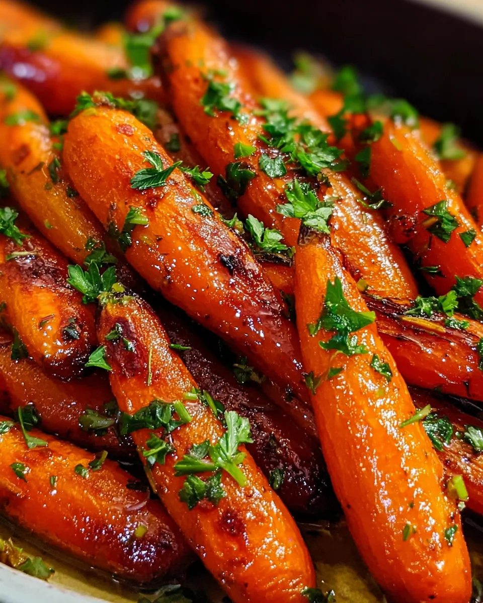 Glazed Roasted Carrots 18 Glazed