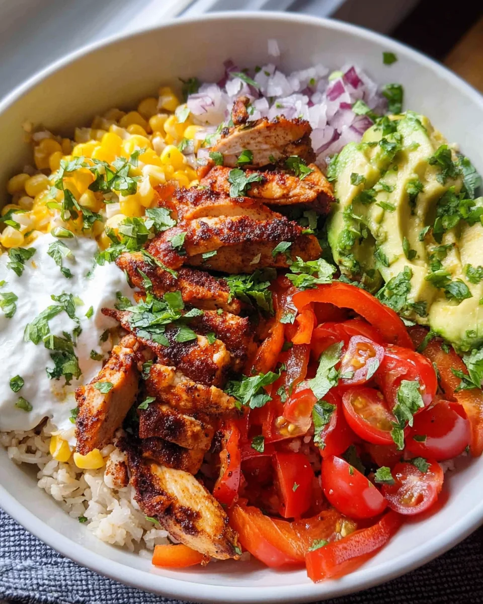 Grilled Chicken Burrito Bowls 30 Grilled