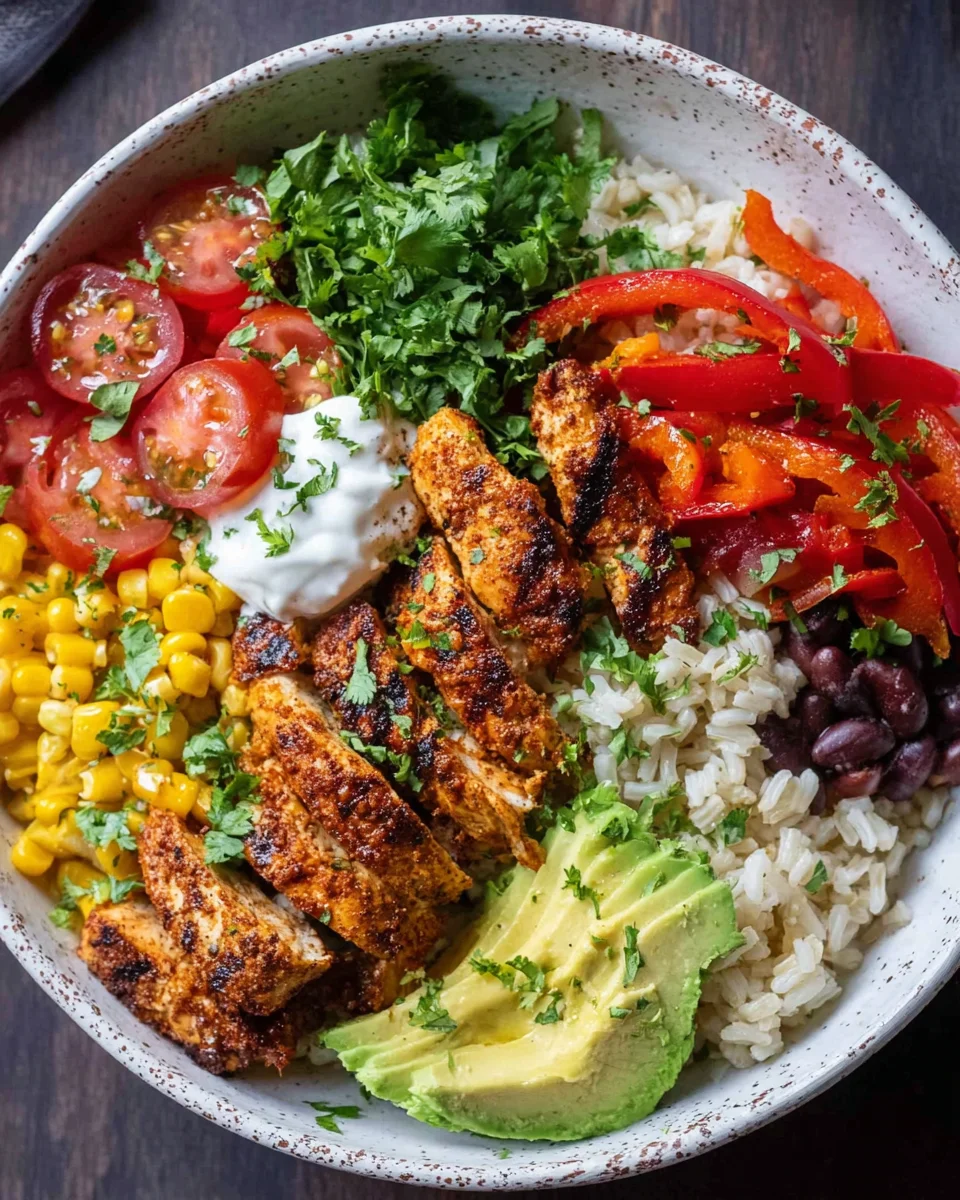 Grilled Chicken Burrito Bowls 31 Grilled