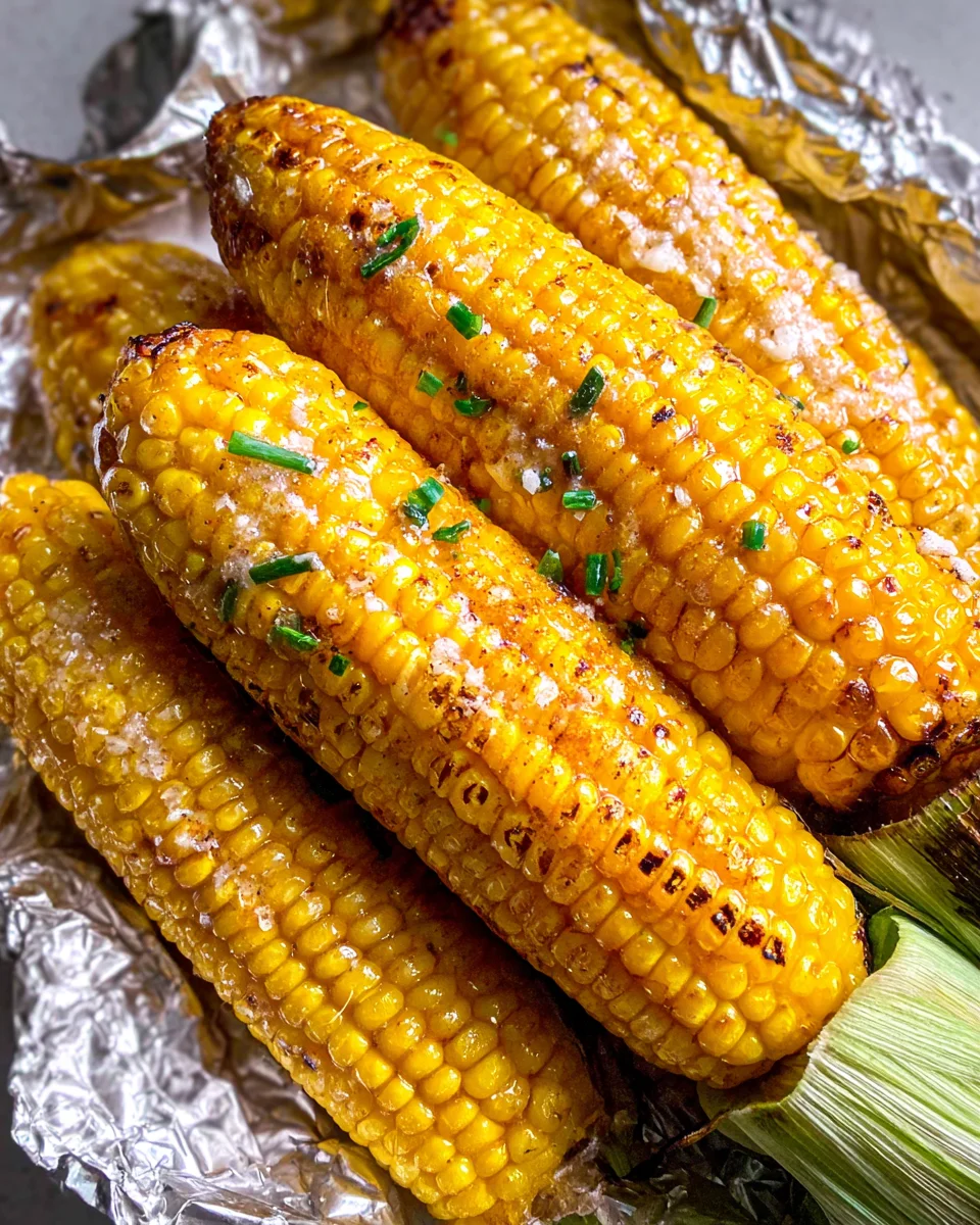 Grilled Corn on the Cob in Foil 17 Grilled