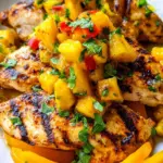 Grilled Mango Pineapple Chicken