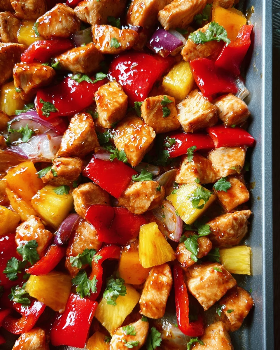 Hawaiian Chicken Sheet Pan 20 Hawaiian Chicken Sheet Pan