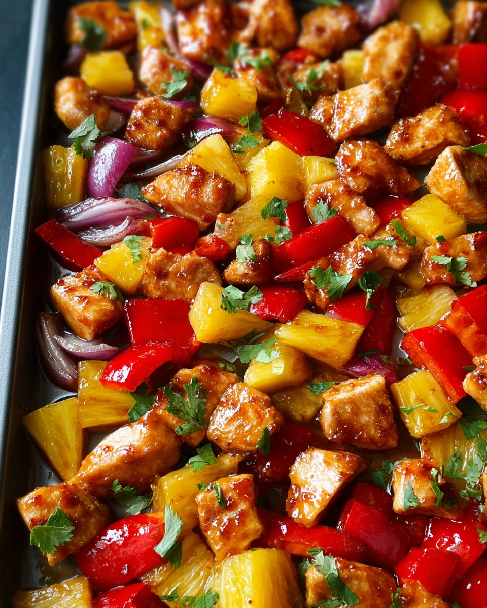 Hawaiian Chicken Sheet Pan 21 Hawaiian