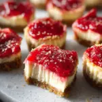 High Protein Healthy Strawberry Cheesecake Bites