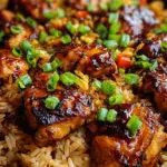 Honey BBQ Chicken Rice